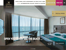 Tablet Screenshot of marinagrandbeach.bg